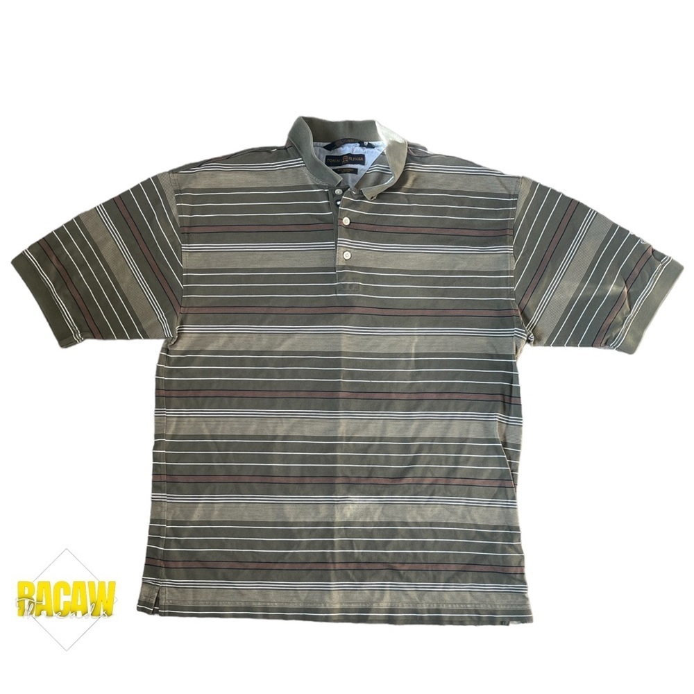 Tommy Hilfiger Men’s XL Striped Polo Shirt